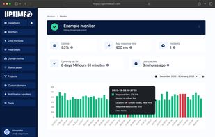 Uptimewolf screenshot 1