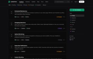 Feedback Page