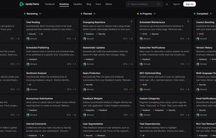 Roadmap Page