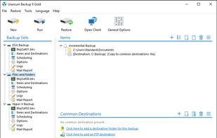Uranium Backup screenshot 1