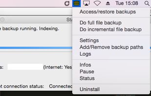 UrBackup screenshot 2