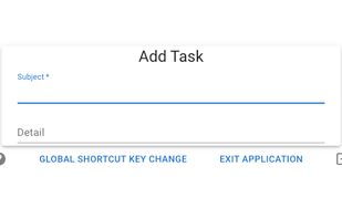 adding tasks through the fastest registration application.