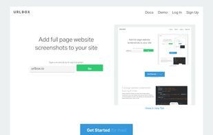 urlbox.io full page website screenshots as a service