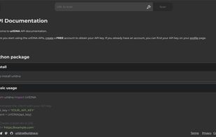 urlDNA api documentation