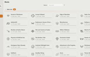 UrzaGatherer screenshot 1