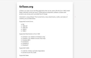 US Taxes screenshot 1