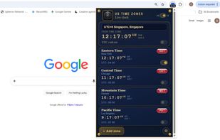 US Time Zones screenshot 1