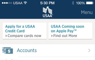 USAA Mobile screenshot 1
