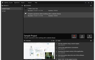 Usability Studio screenshot 1