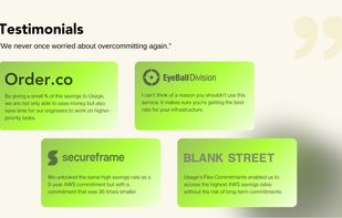 Testimonials from some of our clients