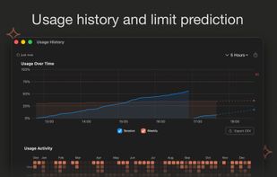 Usage for claude screenshot 1