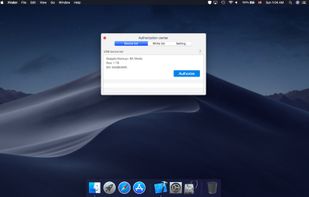 Authorization Center Window