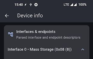 USB Descriptor Explorer for Android screenshot 1