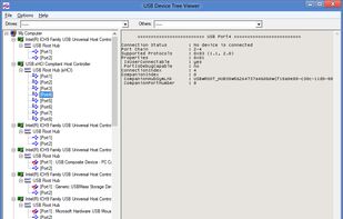 USB Device Tree Viewer (UsbTreeView) screenshot 2