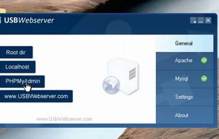 USBWebserver screenshot 1