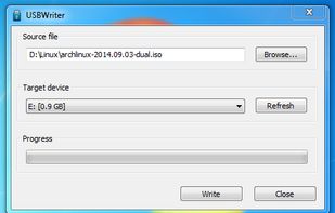 USBWriter screenshot 1