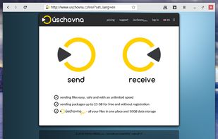 Uschovna.cz screenshot 1