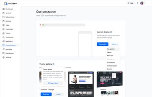 Themes and Customizations