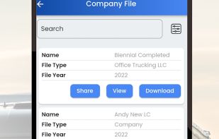 View Of Submitted Documents, E-Signed Agreements, Company Files & More