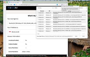 User-Agent Switcher and Manager screenshot 1