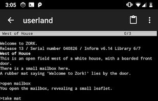UserLAnd screenshot 2