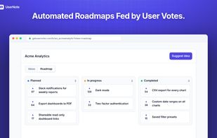 Automated Roadmaps