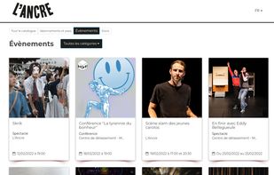 UTick page of a theatre.