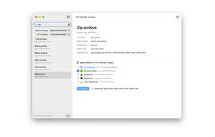 Standard mode (Finder style)