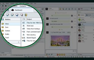 File transfer of any type is supported and is fully secure.
