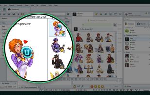 See your photos and images using the built-in Image Viewer and share them with other users.