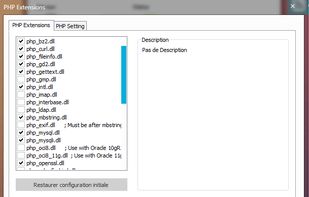 Configuration enable/disable addon PHP, Apache or MySQL