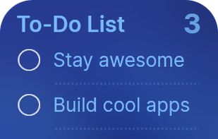 Uwidgets screenshot 2
