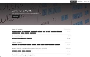 UXREMOTE.WORK screenshot 1