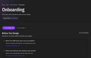 Onboarding Flow Tools