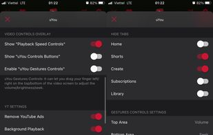 uYouPlus screenshot 1