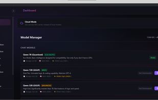 Dahboard to download specific models per category