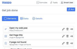 Web scraper extension formula view