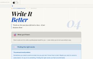 A Beacon lesson in light mode, with a ready-made prompt to try