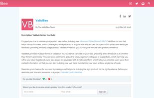 ValidBee screenshot 2