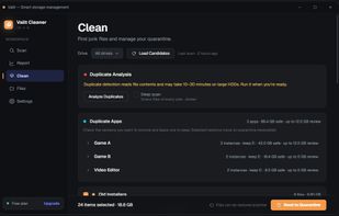 Vallt Cleaner screenshot 2