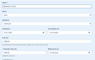 Valusafe screenshot 1