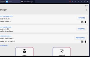 Vanced Manager screenshot 1