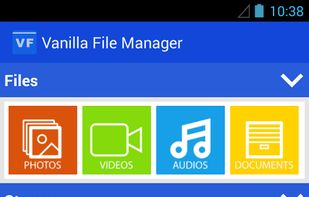 Vanilla File Manager screenshot 1