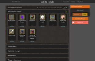 Vanilla Tweaks screenshot 3