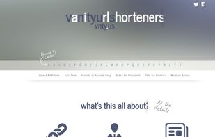 Vanity URL Shorteners screenshot 1