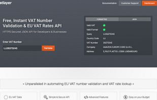 vatlayer API screenshot 1
