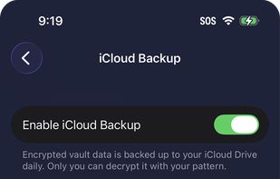 iCloud backup