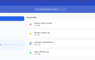 VaultXfer screenshot 1