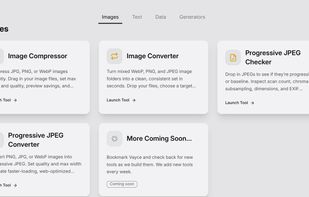 Toolbox: https://vayce.app/tools/