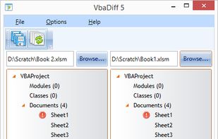 VbaDiff screenshot 1